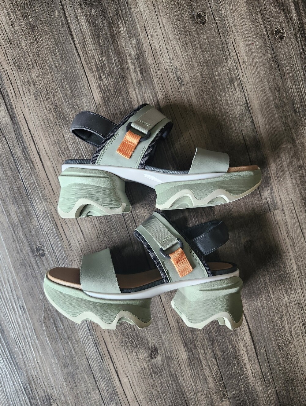 Sorel Kinetic Impact Slingback Chunky Platform Heel Sandals - Picture 2 of 7